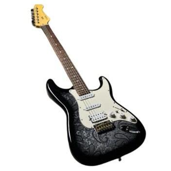 Gitar Elektrik Sqoe Sest1100 Stratocaster Paisley Edition With Hardshell Original