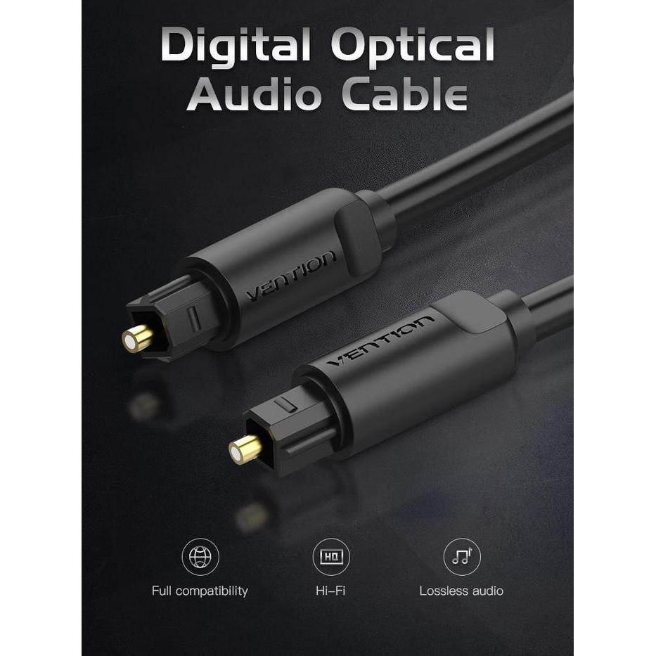 iklk- Vention Kabel Audio Digital Optical Toslink Audio Optik