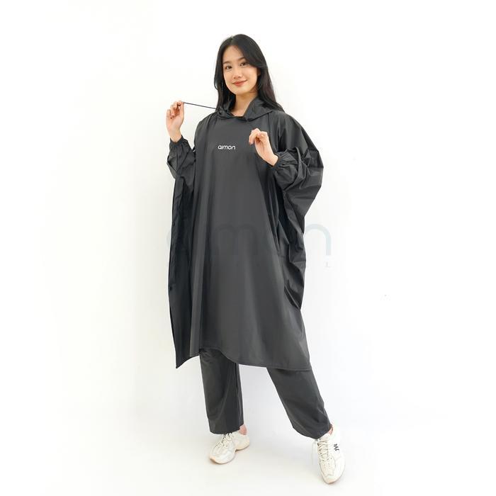 Aimon Jas Hujan Jumbo Ponco Kelelawar Tebal