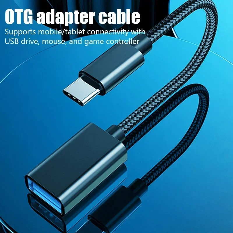 OTG Cable TYPE-C To USB Female Adapter Cable For Macbook Huawei P50 Xiaomi Realme POCO USB Adapter