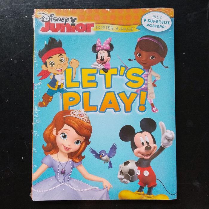 Disney Junior: Let's Play Poster-A-Page (Disney Junior Poster-a-page) buku edukasi