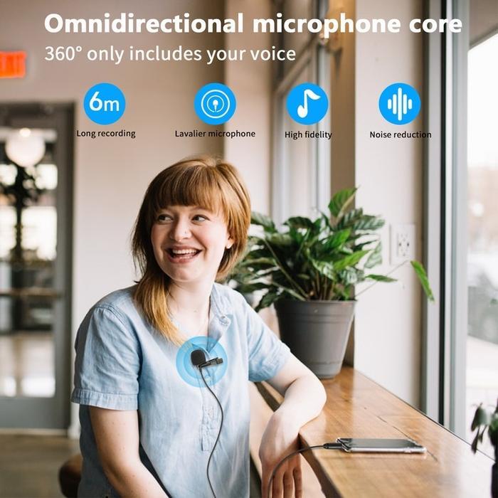 Tntgmusic- Boya Lavalier Microfone By-M1/By-Mm1 Series Mikrofon Omnidirection Kabel Untuk Smartphone