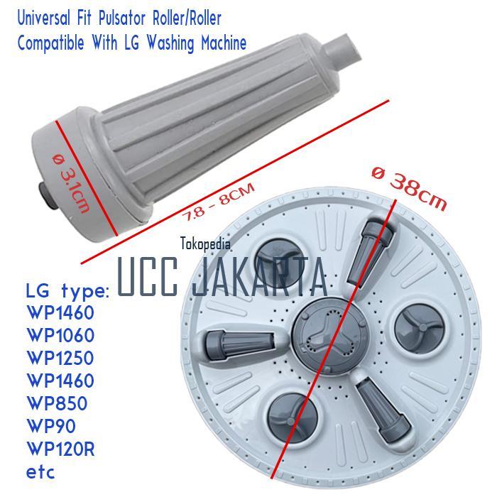 New Roda samping pulsator mesin cuci LG