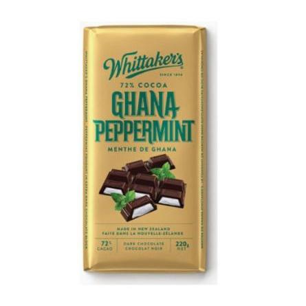 Whittakers ghana peppermint Chocolate coklat