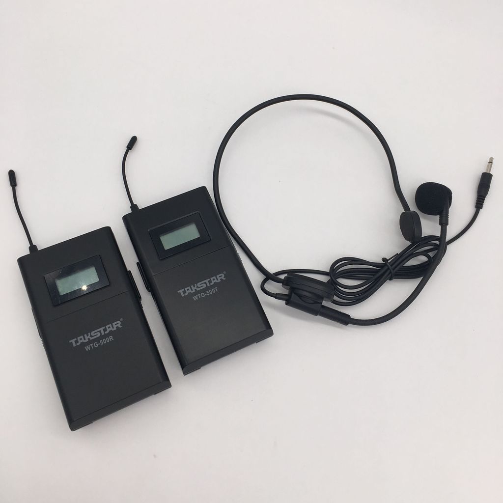 Takstar WTG-500 Wireless Acoustic Transmission System Transmitter + Receiver for Tour Guiding Simult