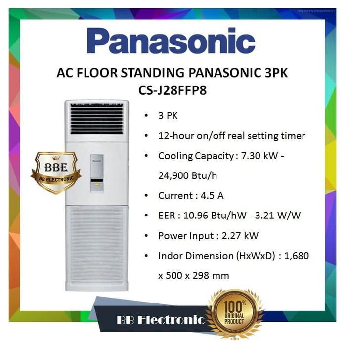 AC FLOOR STANDING PANASONIC 3PK CS-J28FFP8