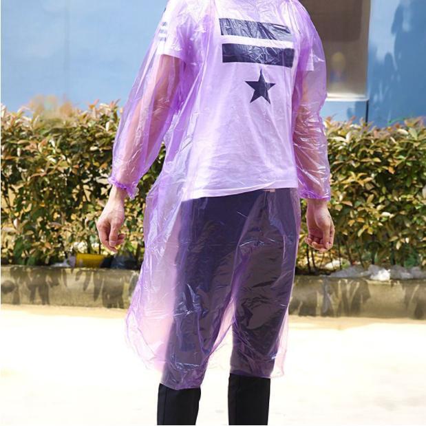 Jas Hujan Plastik Pria / Jas Hujan Wanita Jas Hujan Dewasa Tebal / Jas Hujan Plastik Setelan Plastik