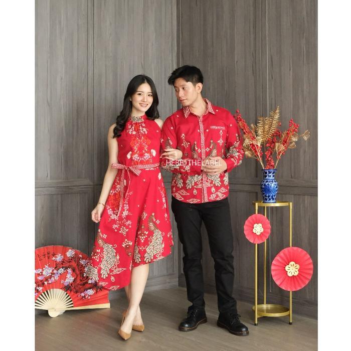 ORIGINAL Amaya Batik Cheongsam Chinese New Year Available Couple - (Men