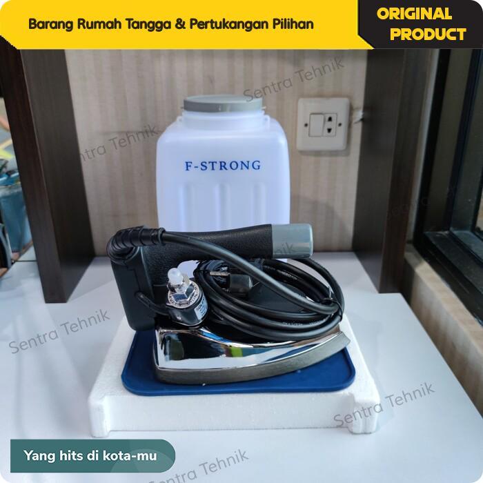 JJE- Setrika Uap Listrik Gantung Infus Fstrong Silverstar Fstar Setrika Uap Konveksi Laundry