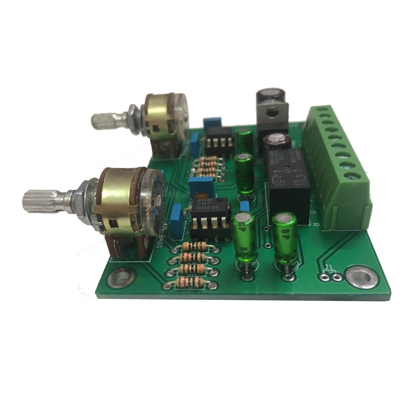 Nvarcher Jrc5534Dd Hifi Preamp Amplifier Board Bass Treble Volume Tone Control Pre-Amp Preamplifier