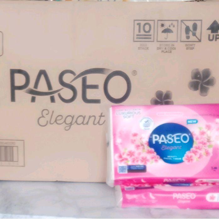 Tissue PASEO Travel Pack 50 Sheet / Tisu Wajah 1 DUS KARTON 80 Pack