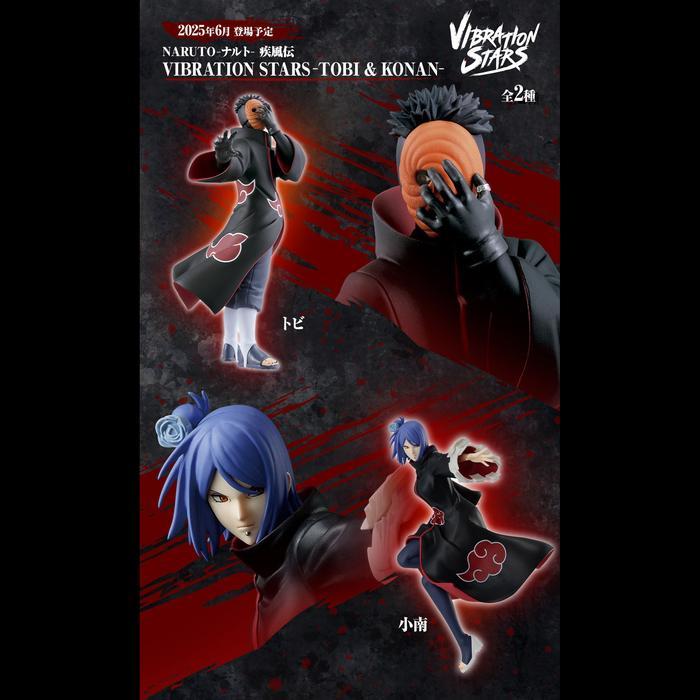 BANDAI NARUTO SHIPPUDEN EFFECTREME X VIBRATION STARS AKATSUKI - PAIN KONAN TOBI ITACHI KISAME HIDAN