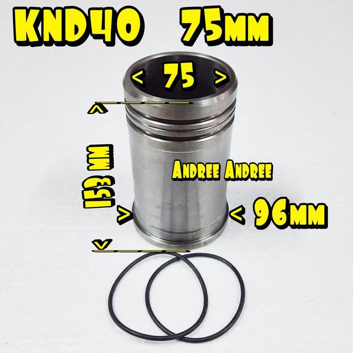 Ready Knd 40 Cylinder Liner Foring Boring Bambu W Oring Knd40 Knd-40 - 75Mm