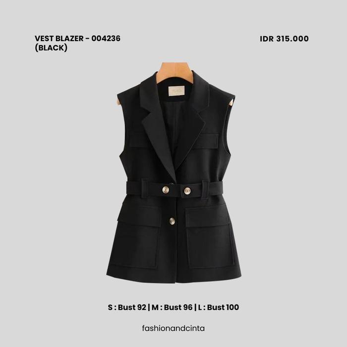 Vest Blazer 004236 Wanita Rompi