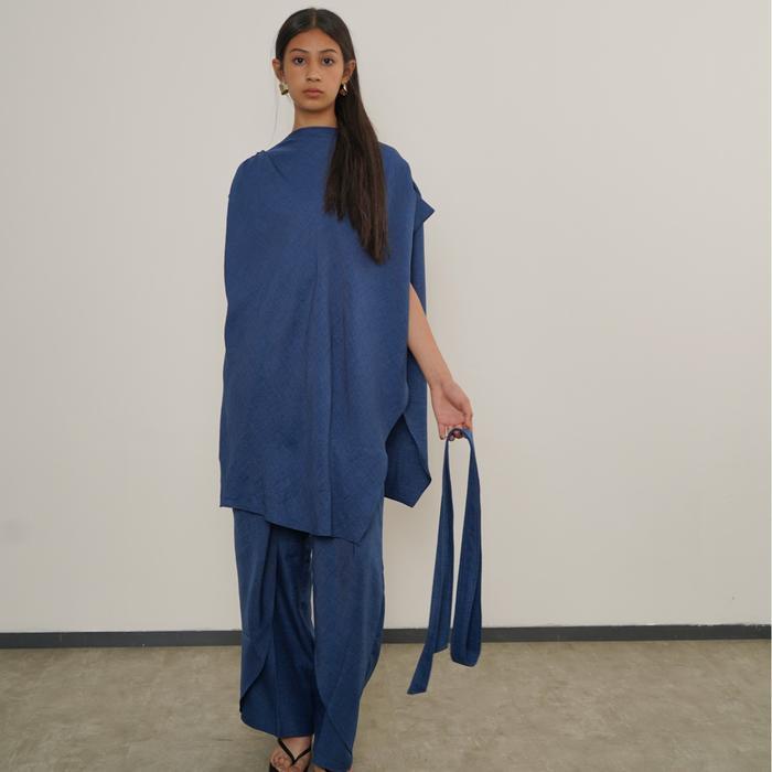 Pafon Oza Top - Navy Pafon