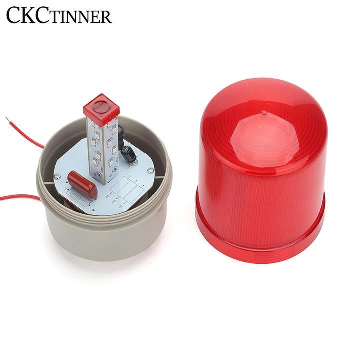 Strobe Signal Warning Light 12V 24V 220V Lte-1101J Siren Sound And Rotl Warning Light Lamp Warning