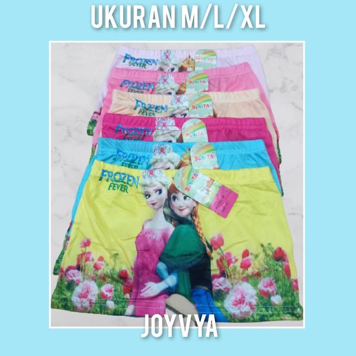 (NYAMAN) MMN CELANA DALAM BOXER ANAK PEREMPUAN BONITA KARAKTER BAHAN LEMBUT BREATHABLE DAN AMAN