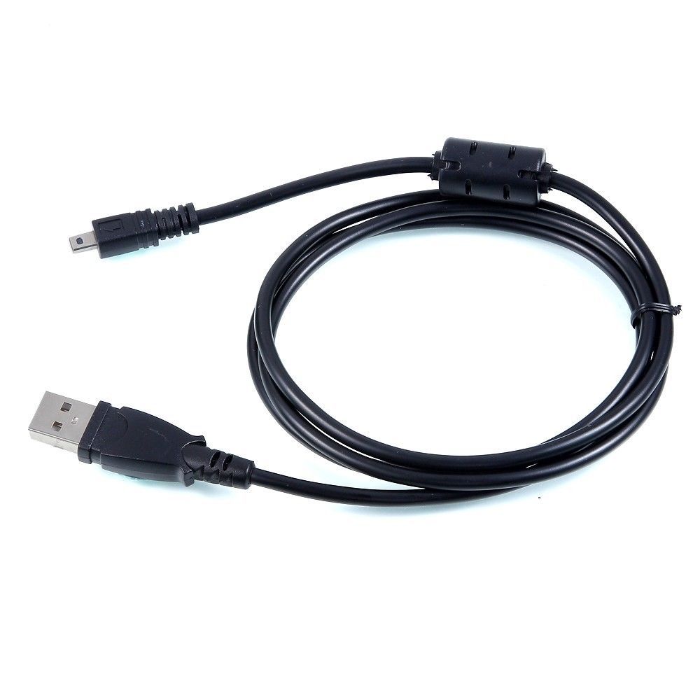 8pin USB Battery Charger Data SYNC Cable Cord For Sony Camera Cybershot DSC W830 B/S