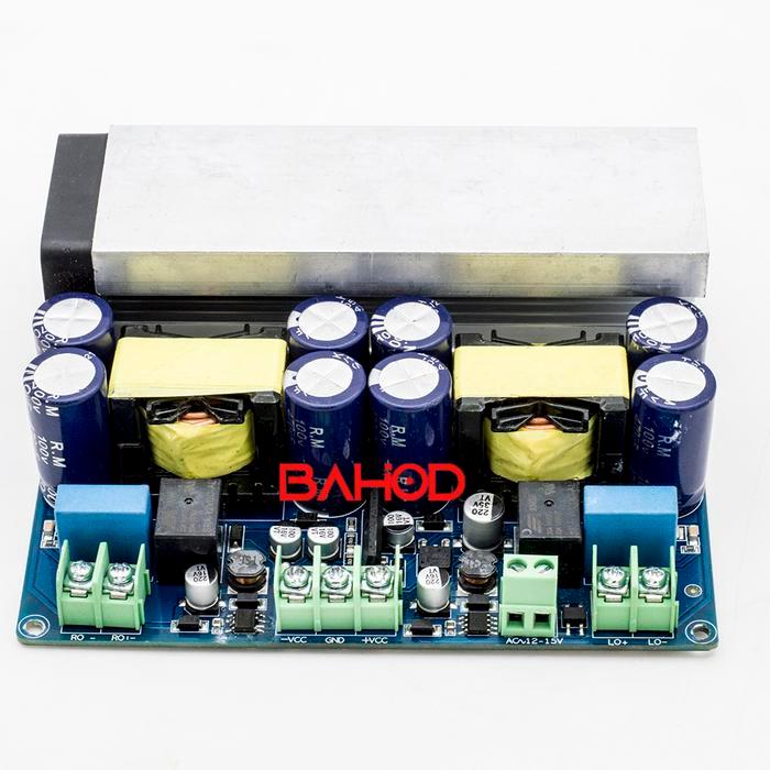 Bahod 2000W Audio Amplifier Board Hifi High Power Irs2092S Stereo 2*1000W Professional Stage Class D