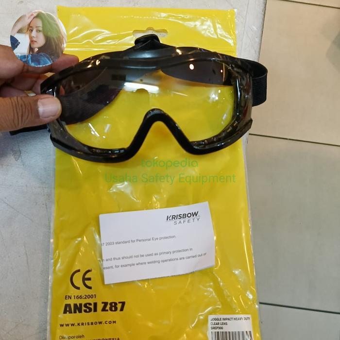 nrd Safety Glasses Google Krisbow / Kacamata Safety Google Krisbow ANSI