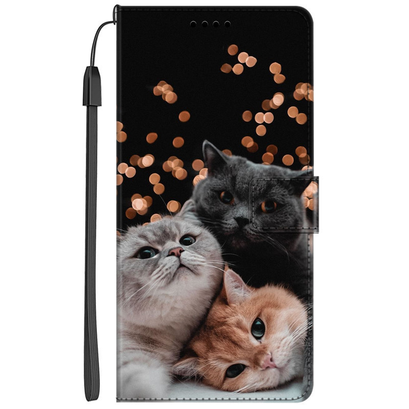 Leather Book Cover For  Mate 10 Pro Case Mate9Pro Wallet Flip Cat Coque For  Mate 20 Pro P Smart 201