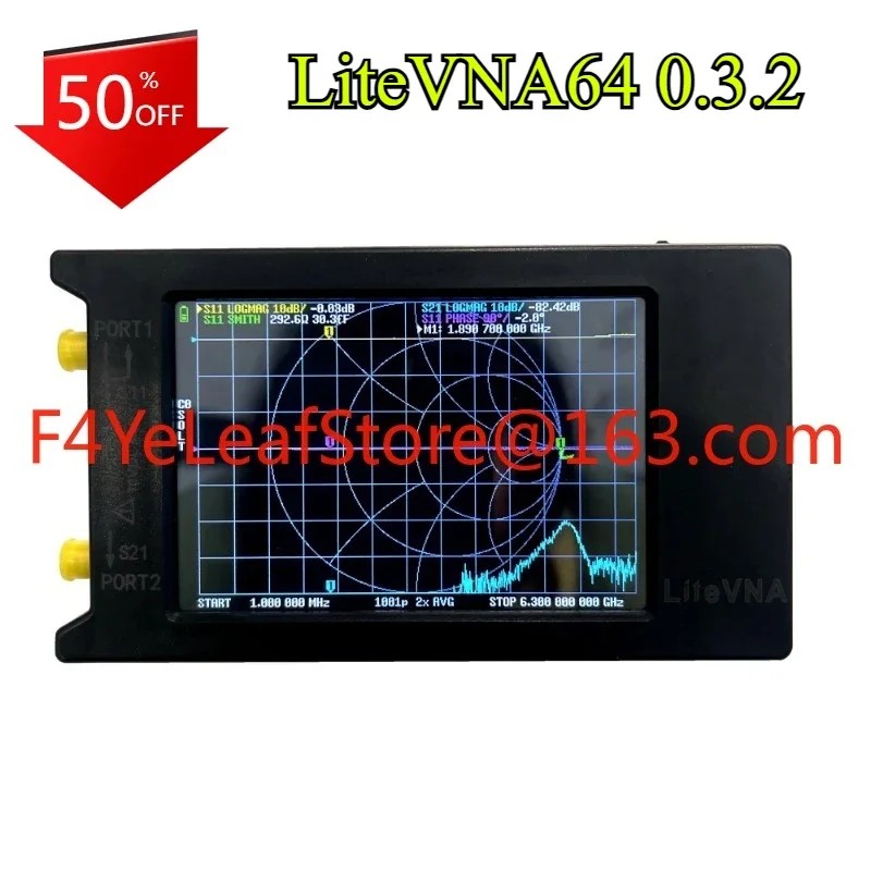 Litevna64 4-Inch 2.8-Inch 6G Vector Network Analyzer Nanovna V2 V3 Upgraded Vna