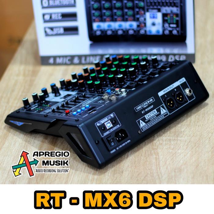Khusus Instan/Sameday Mixer Usb Recording Tech Rtmx6 Rt Mx6 Dsp Recording Podcast