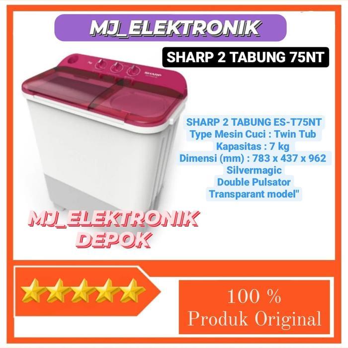 MESIN CUCI SHARP 2 TABUNG 7KG LOW WATT
