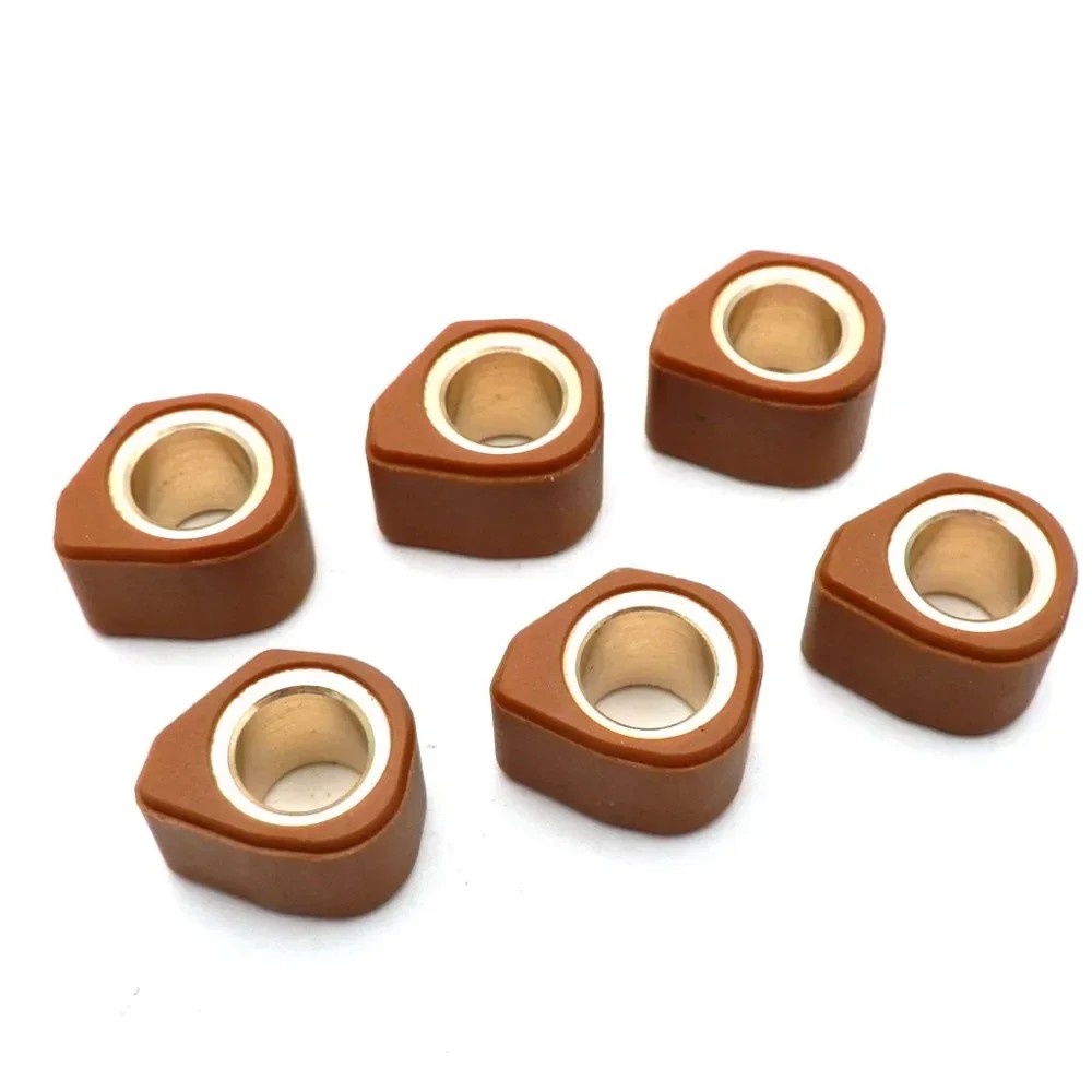6pcs/set Performance Variator Weight Rollers Polygon Sliders 18X14mm For KOSO GY6 150cc Scooter