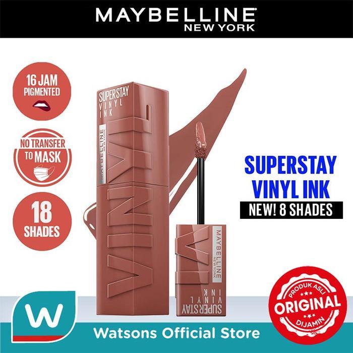 [Voucher] Maybelline Superstay Vinyl Ink Tint Lip 120 Punchy