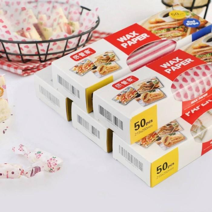 Sale Wax Paper / Kertas Anti Minyak / Burger Paper / Sandwich Paper