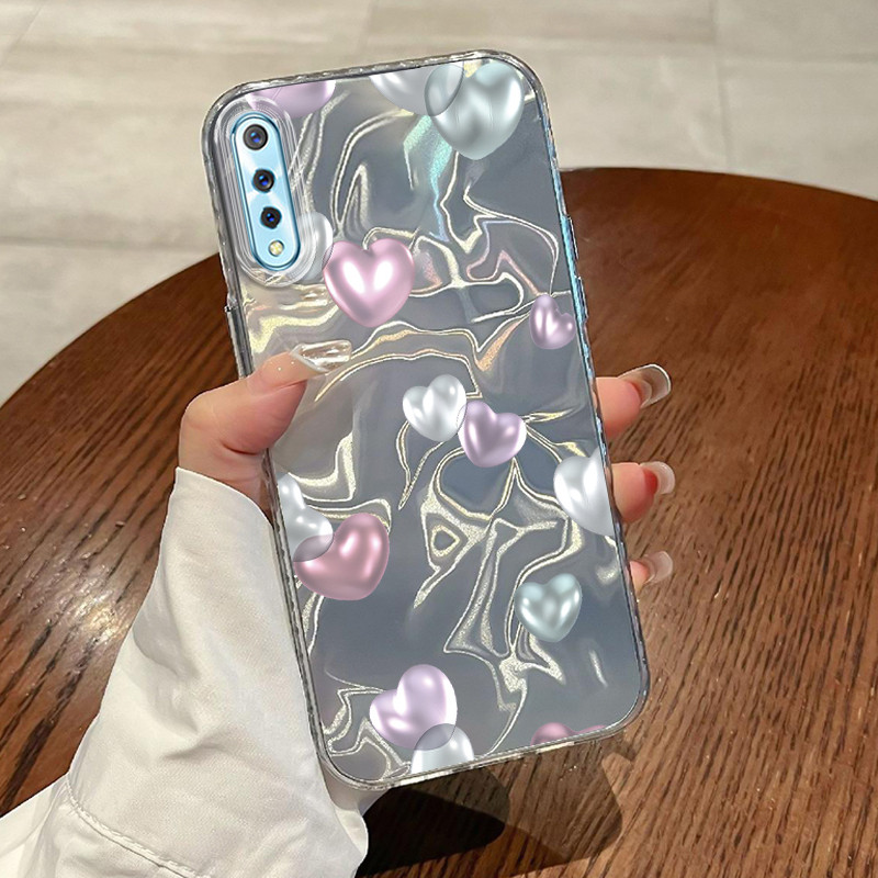 Casing Hp VIVO S1 VIVO S1 Pro Case Casing Pola Warna cinta HP Kasing Kasus ponsel transparan mewah S