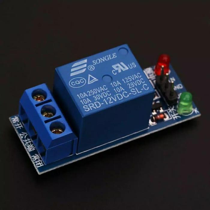 RELAY 12V ARDUINO MODUL 1CH 1 CHANNEL 12V DC MODUL RELAY