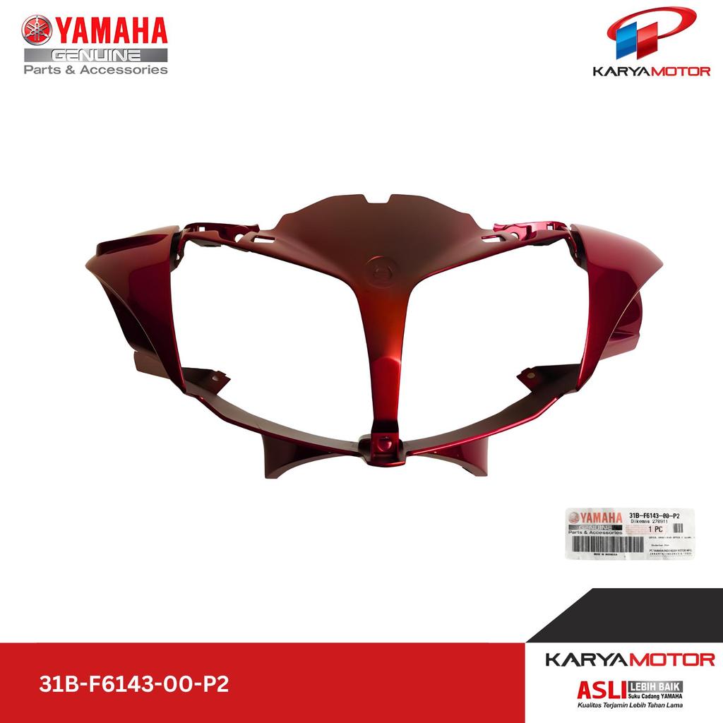 Cover Batok Kepala Lampu Depan Merah COVER, HANDLEBAR UPPER 1 (DRMK) 31B1 Yamaha Jupiter Z1 - 31B-F6