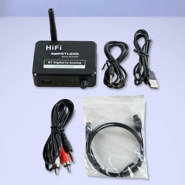 murahJaminan- Vaorlo Dac Audio Bluetooth 5.1 Receiver Hifi Digital To Analog Bls-B35