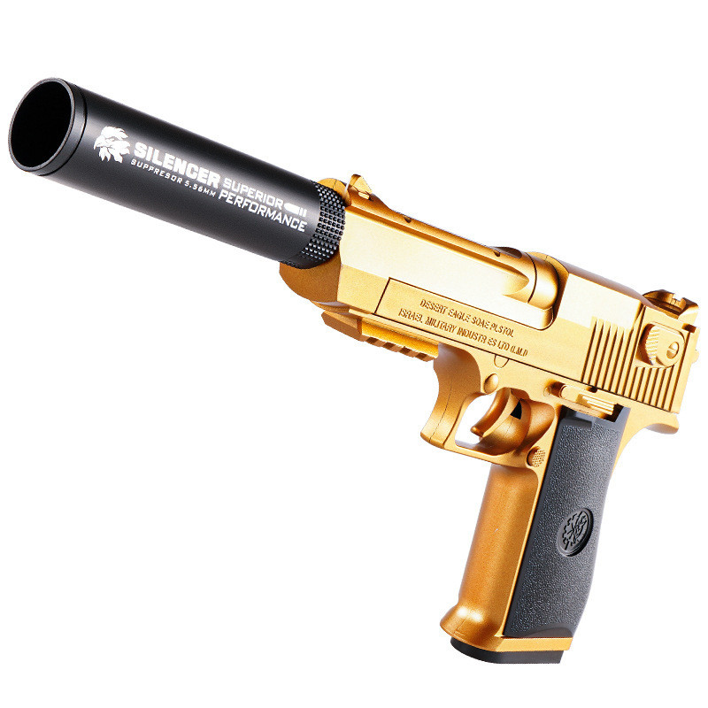 Soft Bullet Shell Ejection Desert Eagle Toy Gun Airsoft Pistol Foam Launcher CS Shooting Games