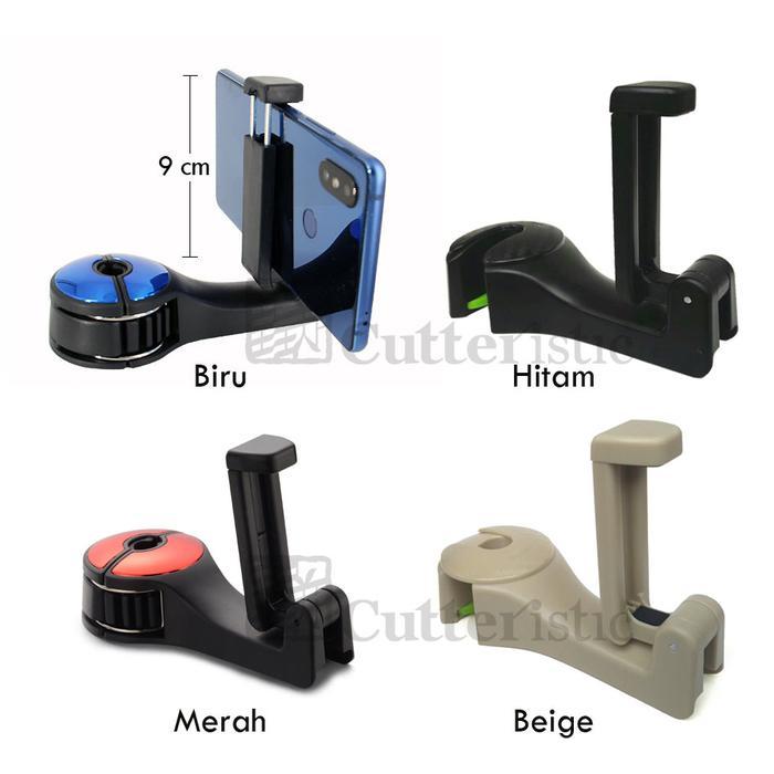 PHONE HOLDER KURSI BELAKANG MOBIL BRACKET MOUNT BACKSEAT HP HANDPHONE