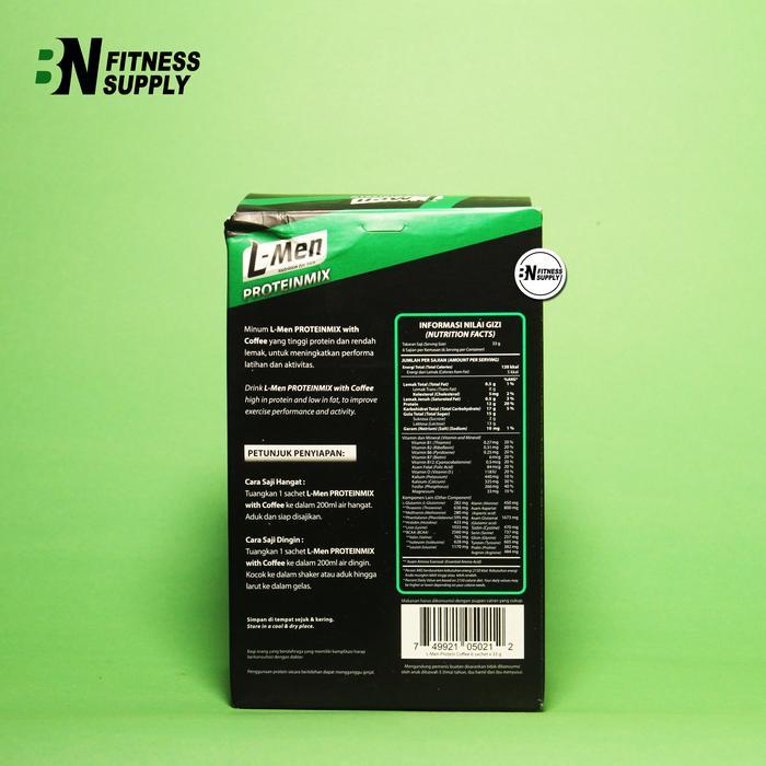 lebx- L-Men Lmen L Men Proteinmix Protein Mix Coffee / Kopi Protein