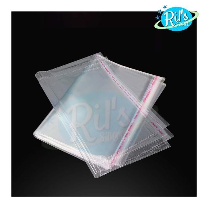 KIRIMCepAt- Plastik Opp Lem 35 X 39 Tebal Double Press - Plastik Baju Jeans Jaket Opp Seal /