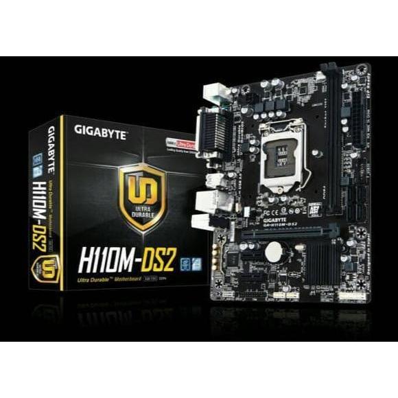 Mainboard Gigabyte H110M-DS2 LGA1151 Gen6 dan 7 - Gigabyte H110M DS2