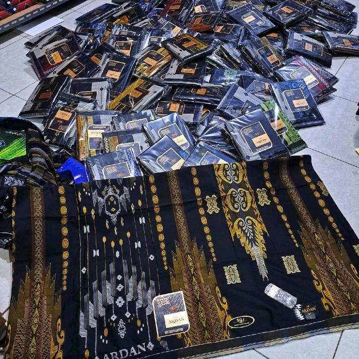 Sarung Ardan Sgj Kualitas Gold Motif Songket