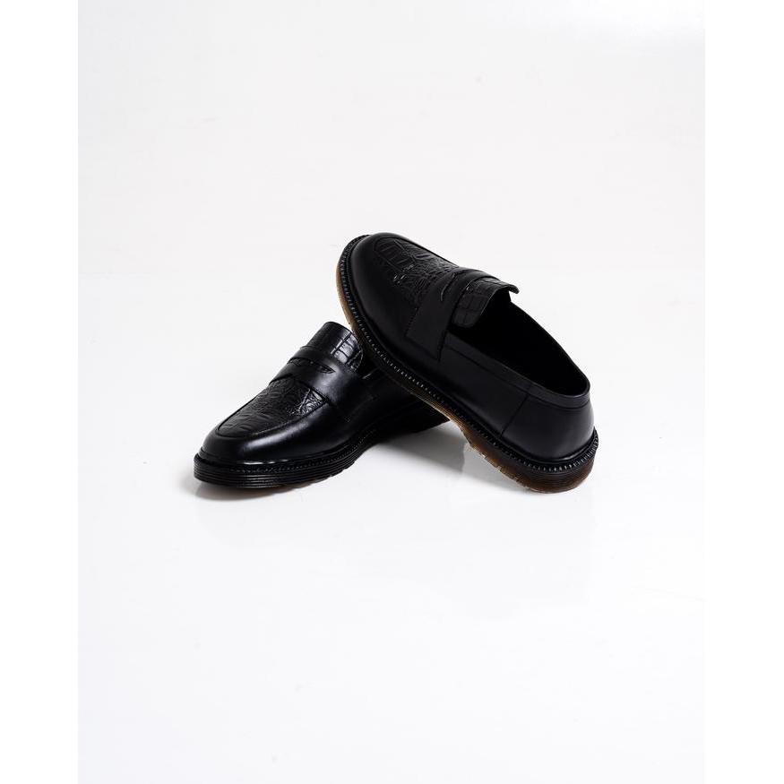 d1nv- Jovem Loafers Croco Series - Black