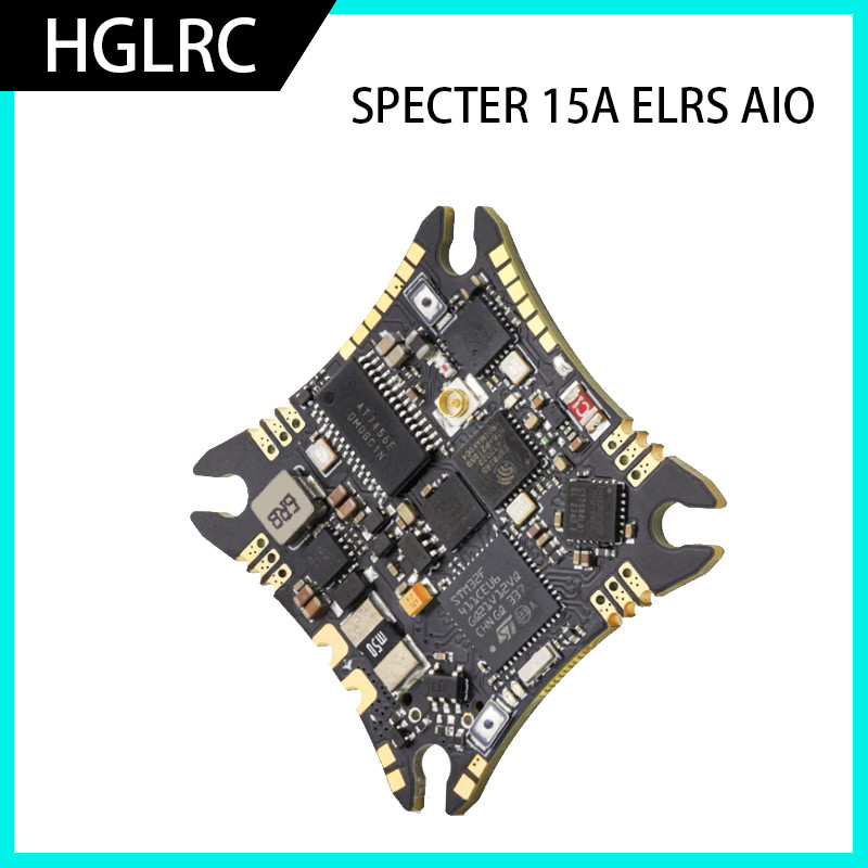 Future Flight Hglrc Specter 15A Aio Mpu6000 F411 Flight Controller Bluejay 15A 4In1 Esc Uarts Elrs