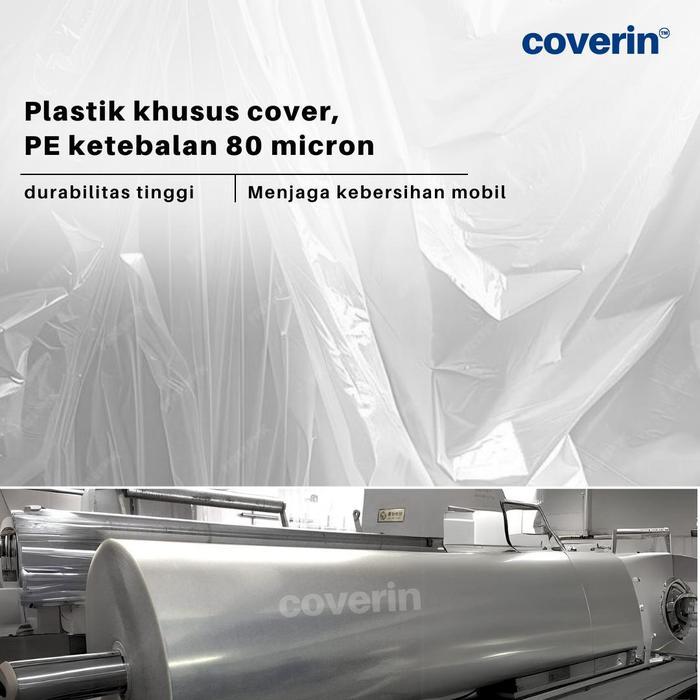 PROMO COVER MOBIL DENZA D9 PLASTIK PE SARUNG MOBIL TRANSPARAN TEBAL DAN KUAT - COVERIN READY