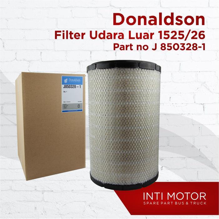 Ready DONALDSON - FILTER UDARA LUAR - J850328 - Bis / Bus Mercy 1525 ,1526, 1626, 1518 & 1521 Euro 3