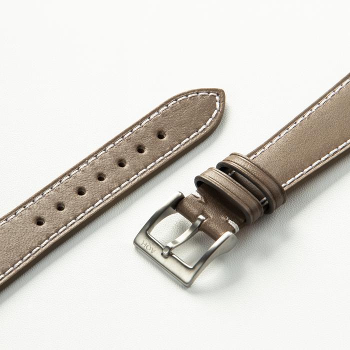 AQH LTD RELEASE TAUPE BUTTERO LEATHER WATCH STRAP BY CONCERIA WALPIER ITALY/WATCH STRAP/STRAP JAM/
