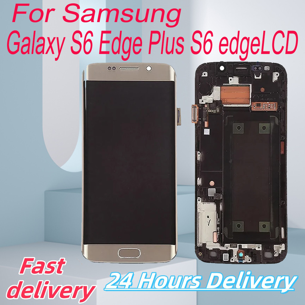 AAA+++ With Burn Shadow Amoled LCD For Samsung Galaxy S6 Edge PLus G928 G928F Touch Screen Digitizer