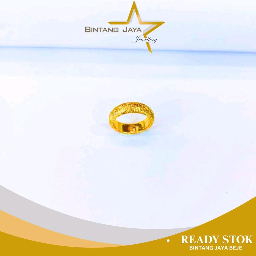 Cincin Emas - LM99 BELAH ROTAN PASIR - Kadar LM99 - Berat 10gr - Ukuran 11 - Tampilan Premium & Time