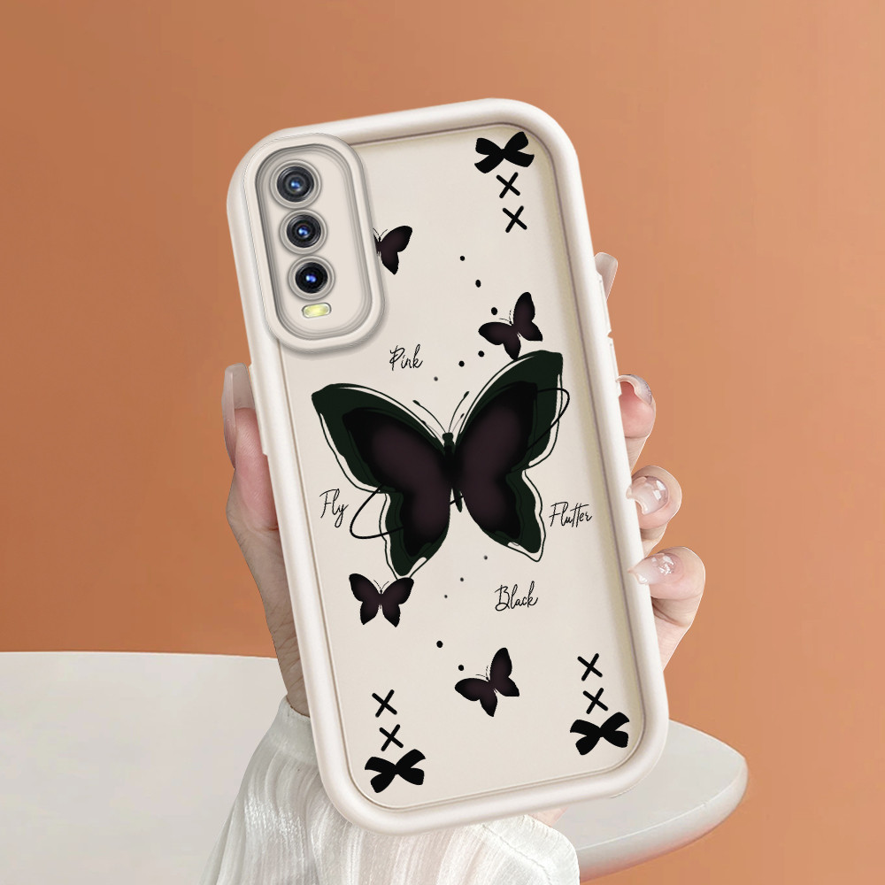 Casing Hp Untuk VIVO Y20i Y20S Y12S Y20 Y12A G 2021 Case Kesing Protect Phone TY DLJ C8-2558 Kupu-ku