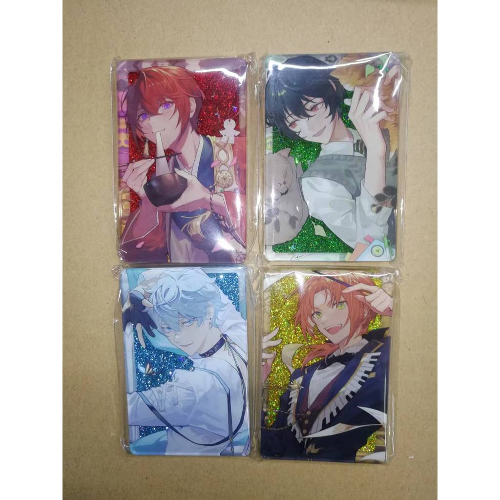 Anime Ensemble Stars Suou Tsukasa Tsukinaga Leo Knights Cosplay Quicksand Mahjong Postcard Badge Bro